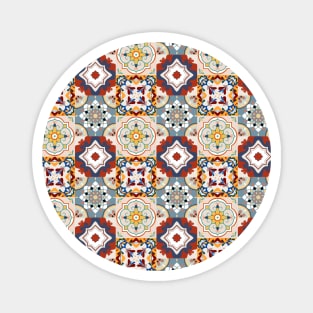 Azulejo #5- vector Portuguese Moorish pattern Magnet